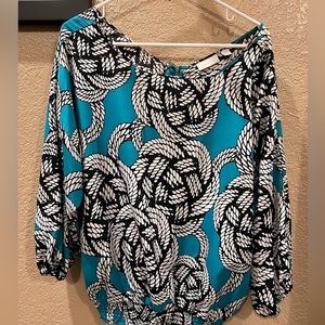 New York & Co teal blouse 🤌